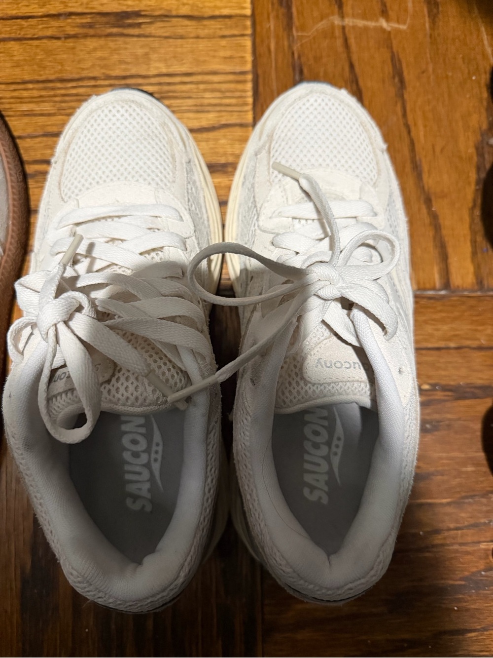 Saucony Off-White Athletic Sneakers